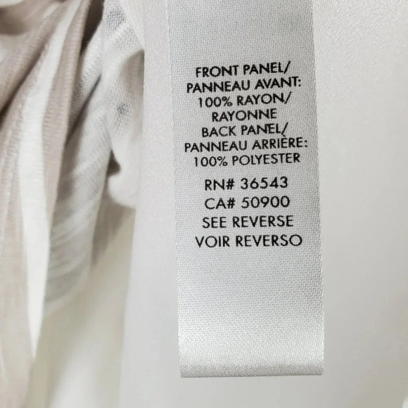 Calvin Klein Dressy Tank Crystal Accents  Zebra XS - Picture 11 of 11